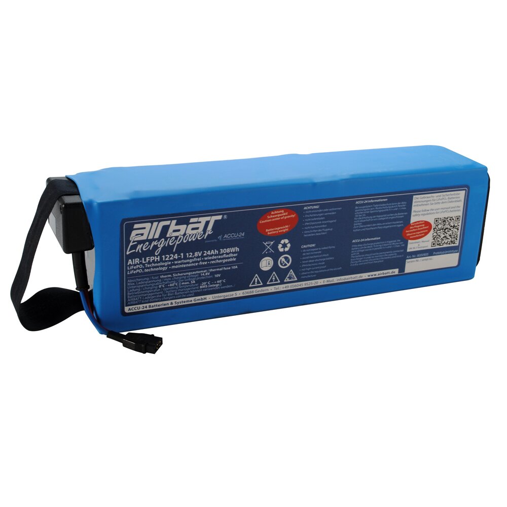 AIRBATT Energiepower AIR-LFPH 1224-1 Heckbatterie 12V 24Ah [Arcus/Duo Discus]