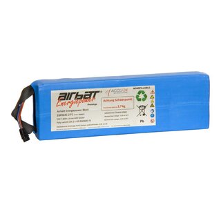 AIRBATT Energiepower AIR-PBH 0645-2MPX Blei/AGM Heckbatterie 12V 7,2Ah mit MPX-Stecker [Ventus]