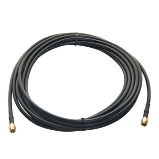 AIRBATT 5m OGN Antennenanschlusskabel SMA Stecker- SMA Stecker RG58 Kabel Schwarz