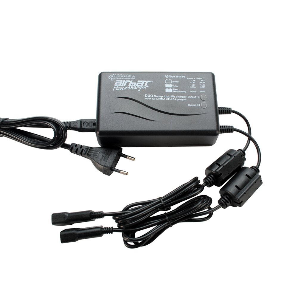 AIRBATT Powercharger 2641 12V 2,0A - LiFePO4  DUO-Ladegerät