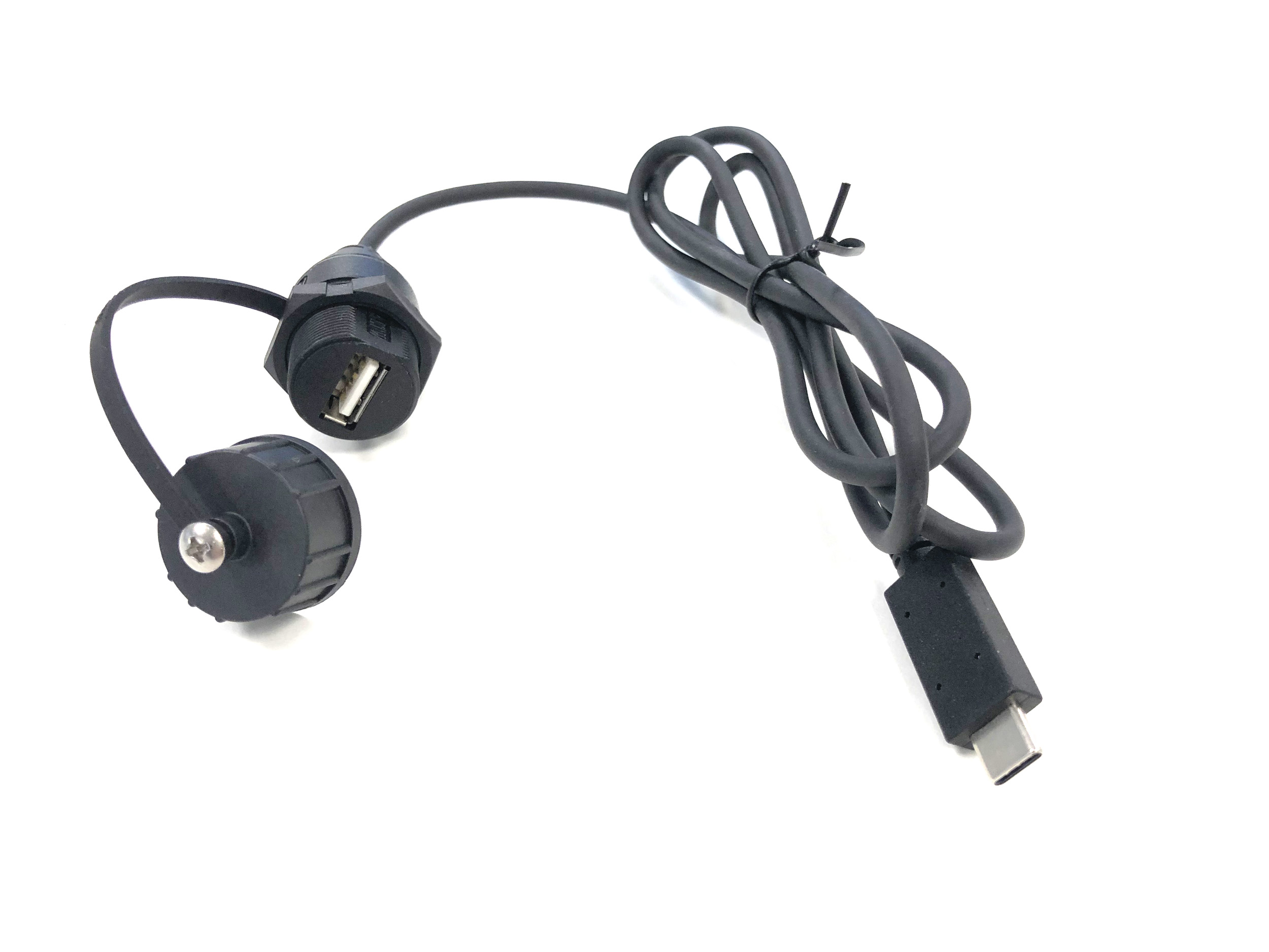 USB C extension cable with installation socket (AIR Traffic)