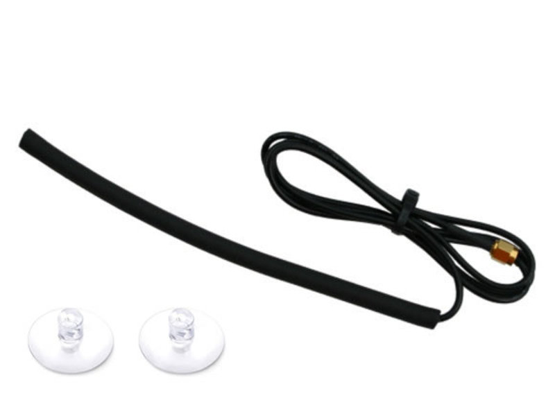 Internal antenna with cable and adhesive mount, high performance (FLARM)