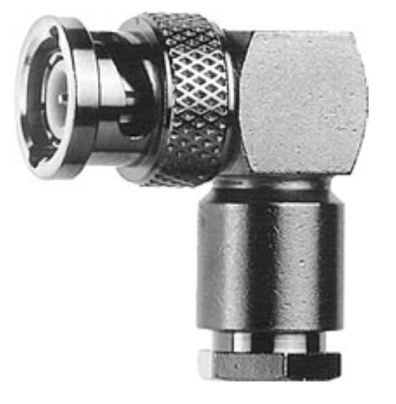 Antennen Stecker BNC (Male 90°) - (RG400)