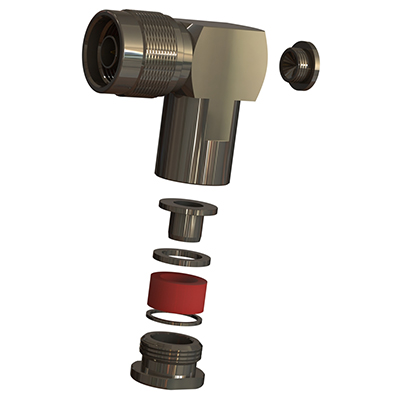 Antennen Stecker N (Male 90°) - (aircell 7)